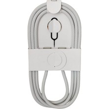 Maxi Sepet iPad (10.nesil) Hasır Şarj Kablosu Type-C 60W