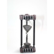 Feyza Design Şık ve Modern Polyester Tasarım Kum Saati, Dekoratif Saat Koleksiyonunuz Için Ideal