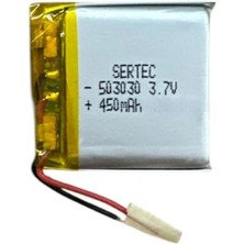 Sertec 503030 3.7V 450MAH Li-Polymer Pil (DEVRELI/1.5A) GIZMUR-49682