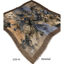 Ejona Flamlı Pamuk Eşarp