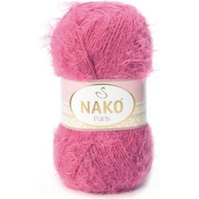 Nako Paris 5 Adet 6578 Canlı Pembe Renk Elörgü Ipliği