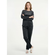 Love Giyim Kadife Pijama Takımı