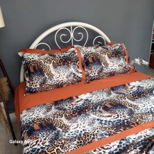 Neda Home Çift Kişilik Dijital Baskı Leopar Desenli Nevresim Takımı