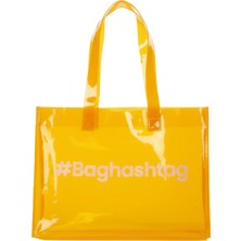 Baghashtag Turuncu Şeffaf Plaj Çantası