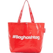 Baghashtag Kırmızı Kum Tutmaz Büyük Boy Plaj Çantası