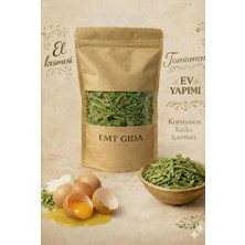 EMT Gıda Ev Yapımı Ispanaklı Erişte – El Kesmesi, Katkısız, Doğal Ev Eriştesi 1000 gr