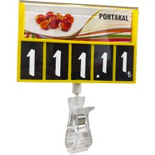 Yol Market Mandallı Manav Kasetliği - Siyah (Pakette 10 Adet)