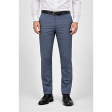 Yazı Caserta Klasik Fit Likralı Erkek Kanvas Pantolon - 7517