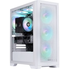 Bitfenix MG953 850W 80+Bronze Tempered Glass Frgb USB 3.0 Atx Mid Tower Beyaz Kasa BFC-MGB85WWGSW-4F