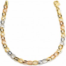 GEBZE TAKI 14 Ayar Oval Halkalı Bileklik