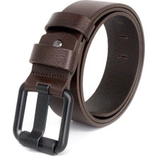 Livize Hakiki Tek Kat Manda Derisi Erkek Kot Kemeri 4,5 cm