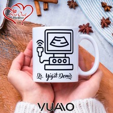 Vuao Doktor Özel Isimli Kupa Bardak ,doktor Arkadaşa/eşe Hediye Isim Yazılı Baskılı Kupa, Doktorlara Özel