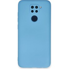 Evolvera Xiaomi Redmi Note 9 Kılıf Nano Içi Kadife Silikon - Mavi