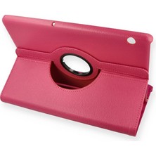 Evolvera Huawei Mediapad T5 10 Kılıf 360 Tablet Deri Kılıf - Pembe
