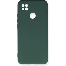 Evolvera Xiaomi Redmi 9c Kılıf Nano Içi Kadife Silikon - Koyu Yeşil