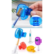 Bluvex Diş Fırçası Başlık Koruyucu, Seyahat, Kamp, Tatil, Işyeri, Ev Kallanımı Hijyenik Koruyucu 5 Adet