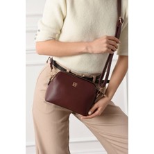 Asel Çanta ,kadın Omuz Çantası, bordo rengi günlük ve Özel Gün Kullanımı