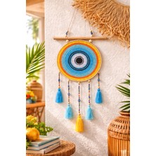 Makromenis Nazarlık Düşkapanı Nazar Boncuğu Kapı Süsü Duvar Süsü Dreamcatcher