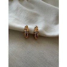 Luckyb Store Kararmaz Xuping Taşlı Küpe