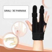 Snowtekss 1 Adet Ayarlanabilir Sıralı Çift  Parmak Destek Ateli