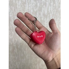 Yelkovan Studio Blue Switch Mekanizmalı Kalp Anahtarlık - Çıt Çıt Sesli Sevgililer Günü Hediyesi |  Yelkovanstudio