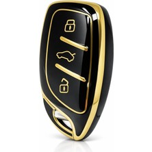 Barkas Elektronik Mg Hs Gt Zs Ev Zx Mg5 Mg6 Roewe Rx3 Rx5 I5 Erx5 I6 I5 Nano Anahtar Kılıfı Siyah Gold Renk