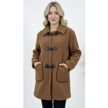 Hiramir Peluş Rahat Kalıp Mont Beyaz KS2506
