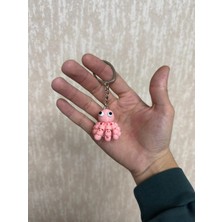 Yelkovan Studio Hareketli Kollu Ahtapot Anahtarlık - 3D Baskı Flexi Stres Oyuncağı | Yelkovanstudio