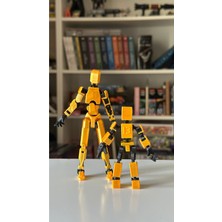 Moifugyia Lucky 13 Mini 13 Aksiyon Figürü Robot Oyuncak 2'li Altın Set