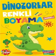 Colezium Renkli Boyama Dinozorlar