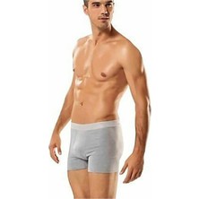 Tutku 6 Lı Erkek Elastan (Likralı) Boxer Gri Renk Abani Classic-Gri-2xl