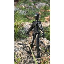 Moifugyia Lucky 13 Aksiyon Figürü Robot Oyuncak 13CM Siyah Kadın Lucky 13