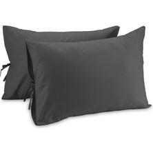 Sabia Soft Touch %100 Pamuk 50X70 cm Bağcıklı Yastık Kılıfı Seti