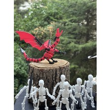 Moifugyia Iskelet Asker Aksiyon Figürü 9cm 10'lu ve Ejderha Aksesuar Paketi Seti