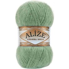 Alize Angoragold 5 Adet 852 Yeşil Renk El Örgü Ipliği