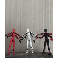 Moifugyia Lucky 13 Aksiyon Figürü Robot Oyuncak 13CM Dört Kollu 3'lü Set