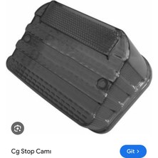Topuz Motor Cg  Stop Camı Füme Siyah