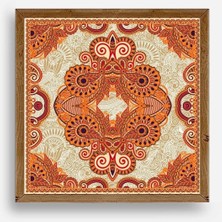 Soi Home Motif Ahşap Çerçeveli Tablo