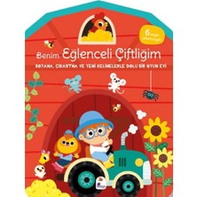 Colezium Benim Eğlenceli Çiftliğim-Boyama,çıkartma ve Yeni Kelimelerle Dolu Bir Oyun Evi(6 Sayfa Çı