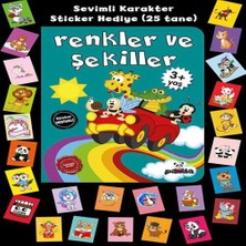 Colezium Stickerlı 3+ Yaş Renkler ve Şekiller