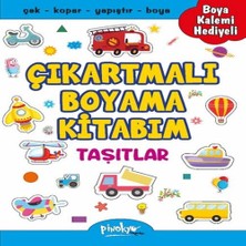 Colezium Çıkartmalı Boyama Taşıtlar