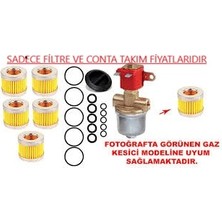 Atiker Yeni Tip Gaz Kesici Filtre Oring Takımı (5 adet filtre +5 adet Oring )