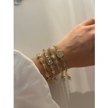 Luckyb Store Damla Model Taşlı Xuping Bileklik