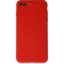 Evolvera Iphone 7 Plus Kılıf First Silikon - Kırmızı