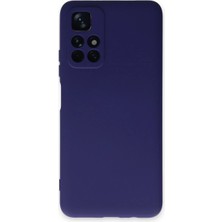 Evolvera Xiaomi Redmi Note 11T Kılıf Nano Içi Kadife Silikon - Mor