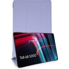 Evolvera Samsung Galaxy X200 Tab A8 10.5 Kılıf Tablet Smart Kılıf - Lila