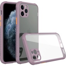 Evolvera Iphone 11 Pro Kılıf Miami Şeffaf Silikon - Açık Mor