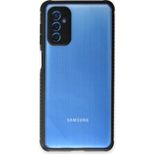 Evolvera Samsung Galaxy M52 5g Kılıf Miami Şeffaf Silikon - Siyah