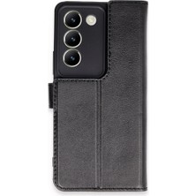 Evolvera Vivo V30 Lite 4g Kılıf Trend S Plus Kapaklı Kılıf - Siyah