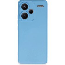 Evolvera Xiaomi Redmi Note 13 Pro Plus Kılıf Nano Içi Kadife Silikon - Mavi